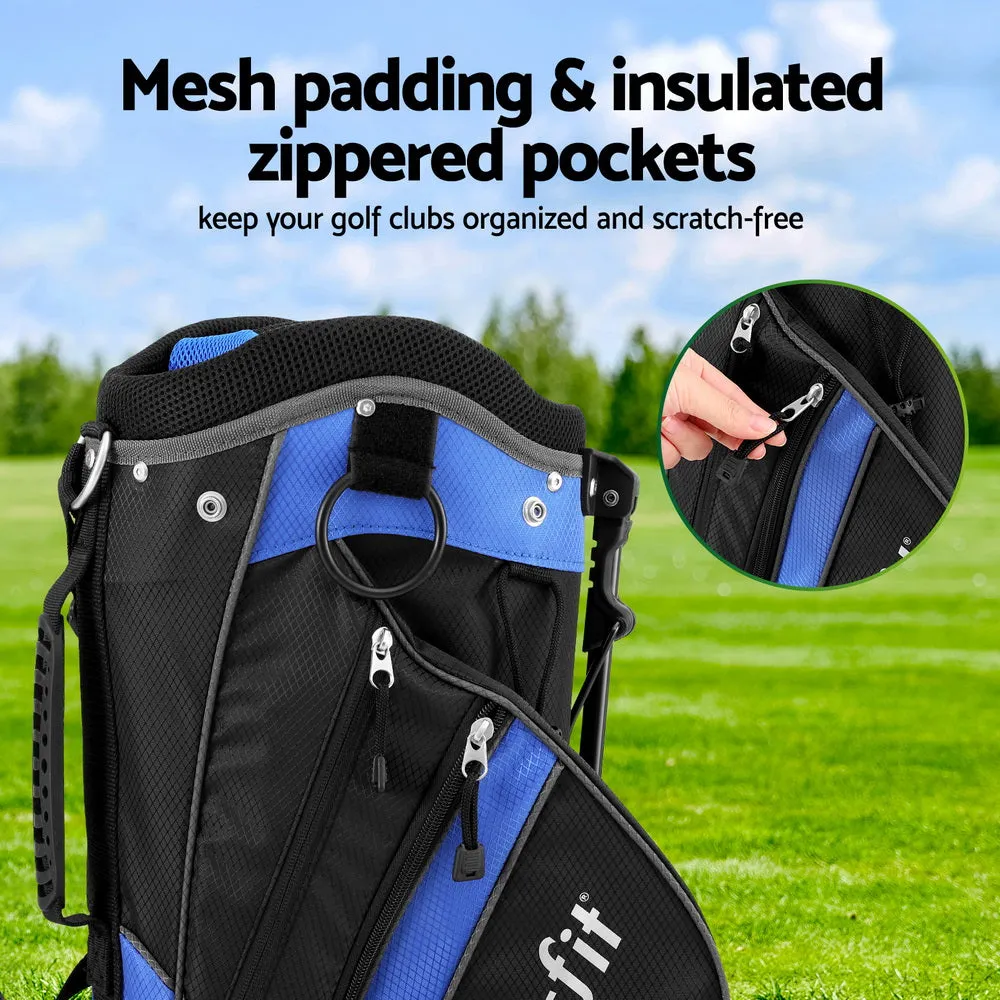 6 Way Dividers | Golf Bag Stand | Insulated Carry Bag | Zippered Rain Cover