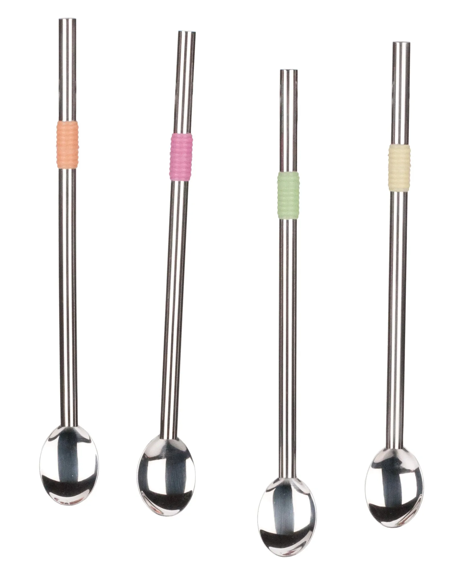 8.5In Spoon Straw Set Of 4