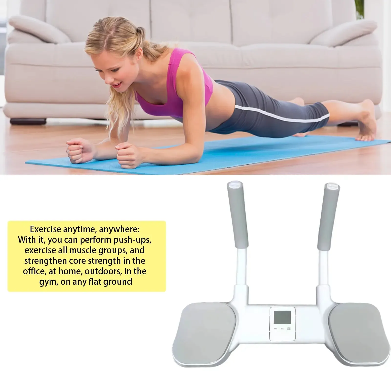 Advanced Plank Abdominal Muscle Trainer for Core Strength and Fitness
