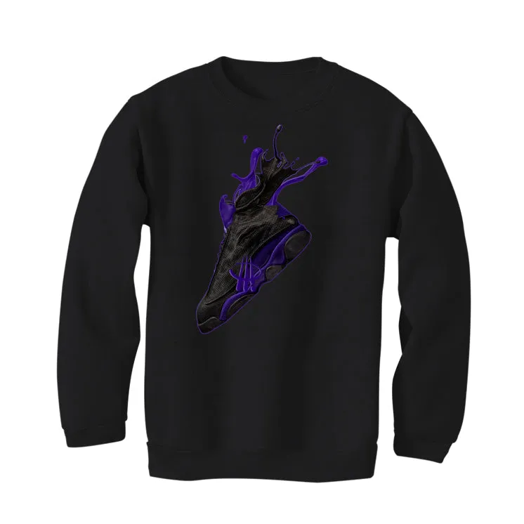 Air Jordan 13 “Court Purple” Black T-Shirt (Splash 13)
