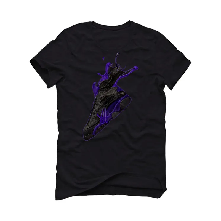 Air Jordan 13 “Court Purple” Black T-Shirt (Splash 13)