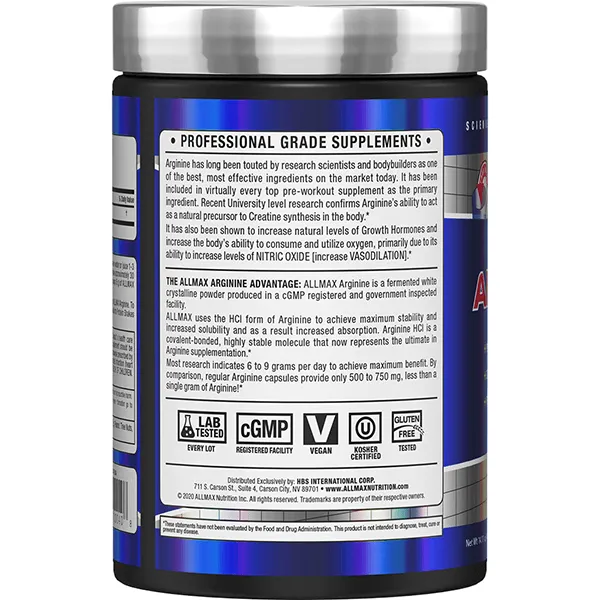 ALLMAX Nutrition Arginine HCI