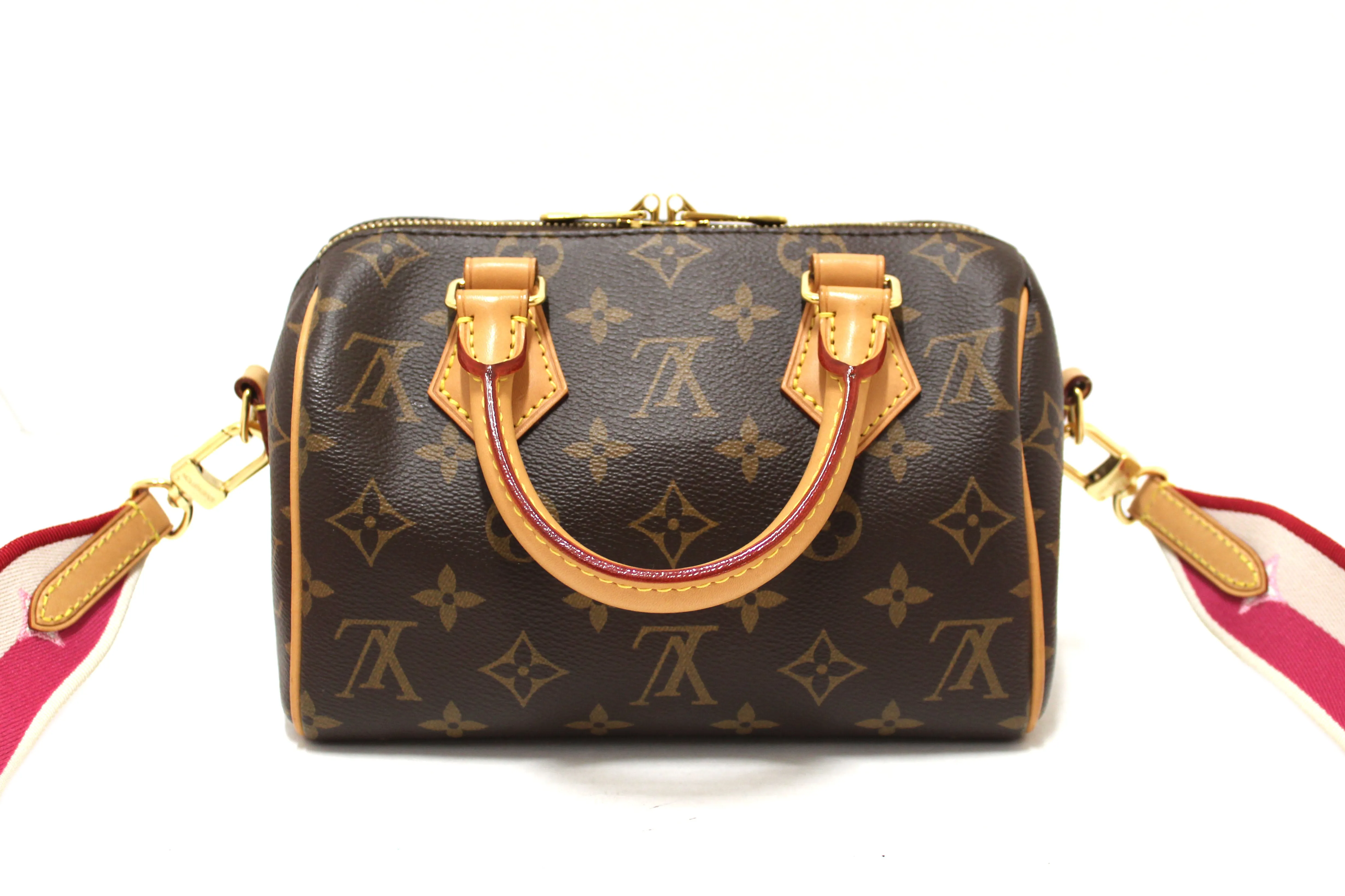 Authentic Louis Vuitton Classic Monogram Speedy 20 Bandoulière Bag