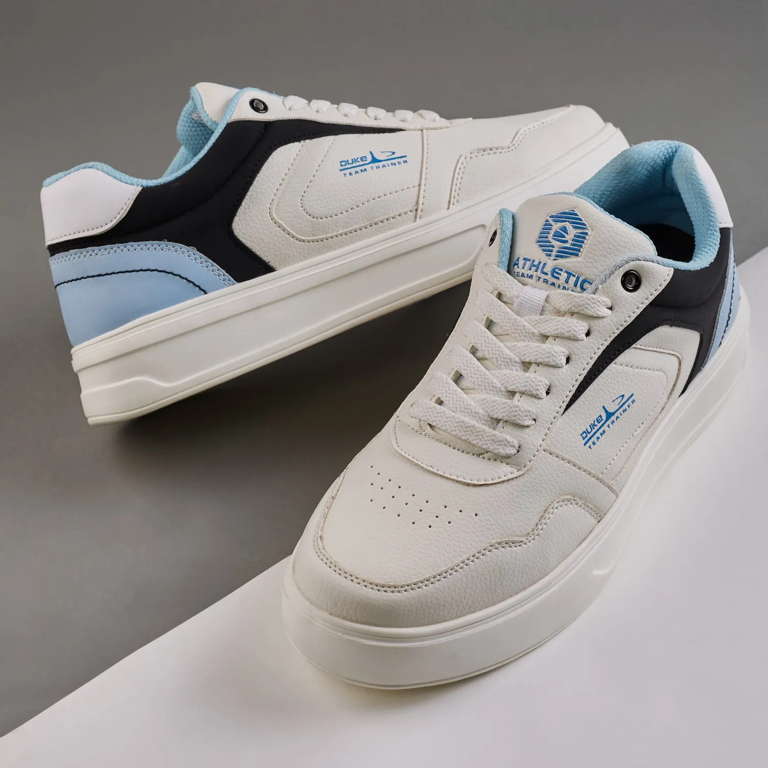 Duke Men Colourblocked Lightweight Sneakers (FWOL2524)
