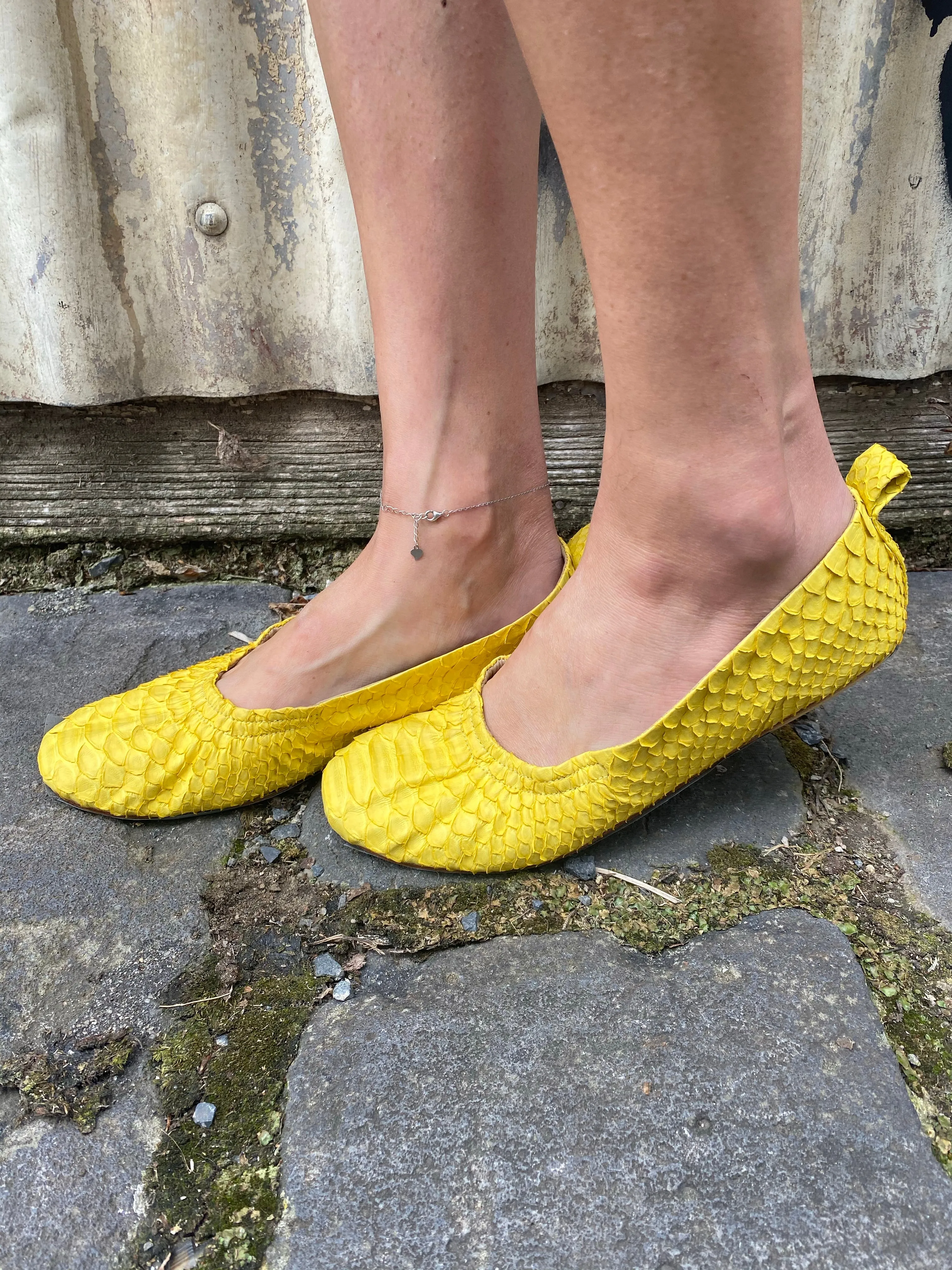 Jfahri Ballet Flats - Neon Yellow