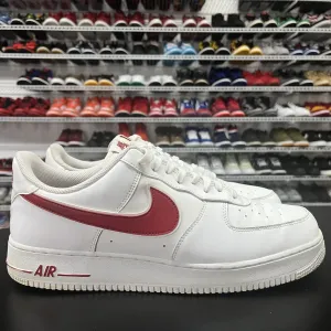 Nike Air Force 1 Low White Gym Red AO2423 102 Men's Size 14 Missing An Insole