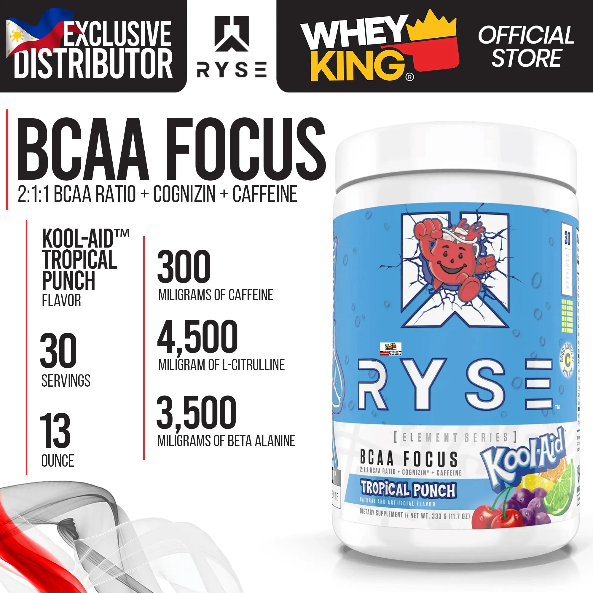 RYSE - BCAA Focus