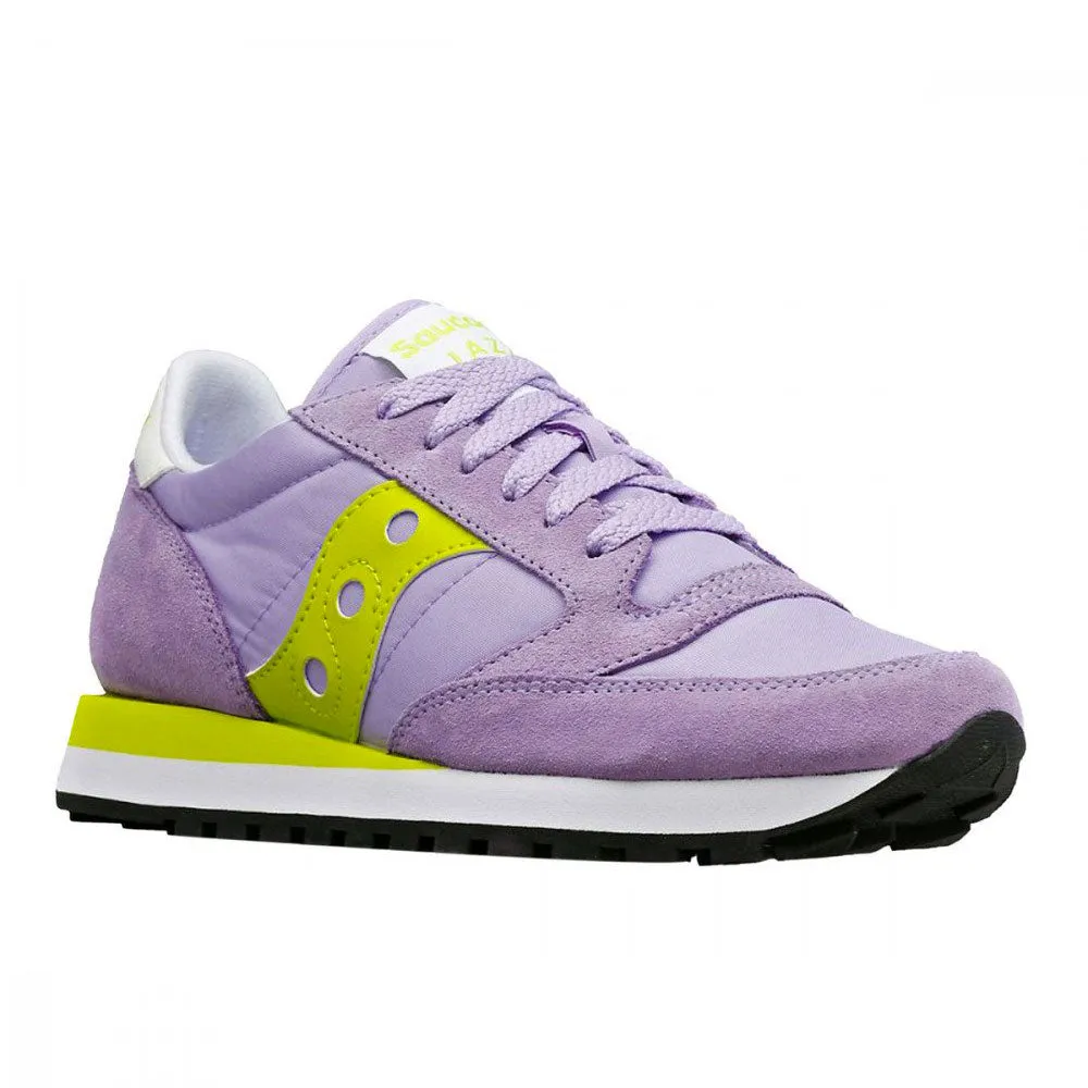 Scarpe Donna Saucony Sneakers Jazz Original Violet - Lime