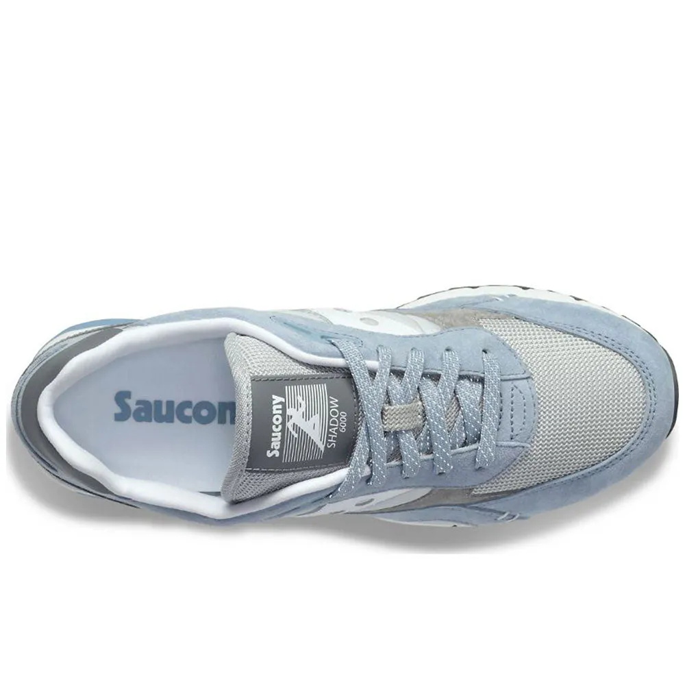 Scarpe Uomo Saucony Sneakers Shadow 6000 Light Blue - Grey