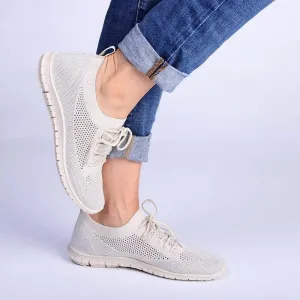 Soft Style by Hush Puppies Nansen Lurex Sneaker - Natural