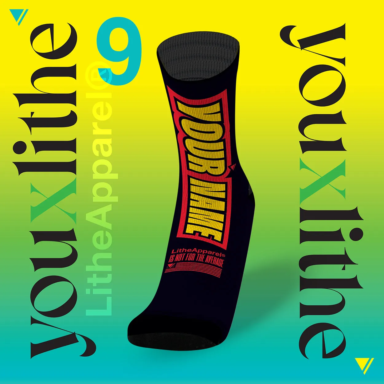 YOU X LITHE | CALCETINES PERSONALIZADOS |  30 diseños a elegir