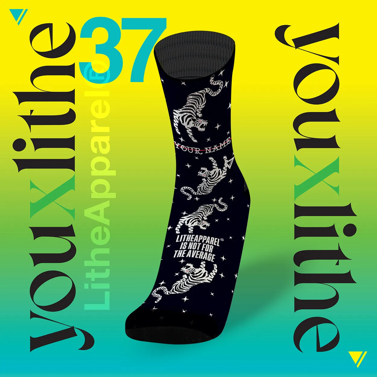 YOU X LITHE | CALCETINES PERSONALIZADOS |  30 diseños a elegir