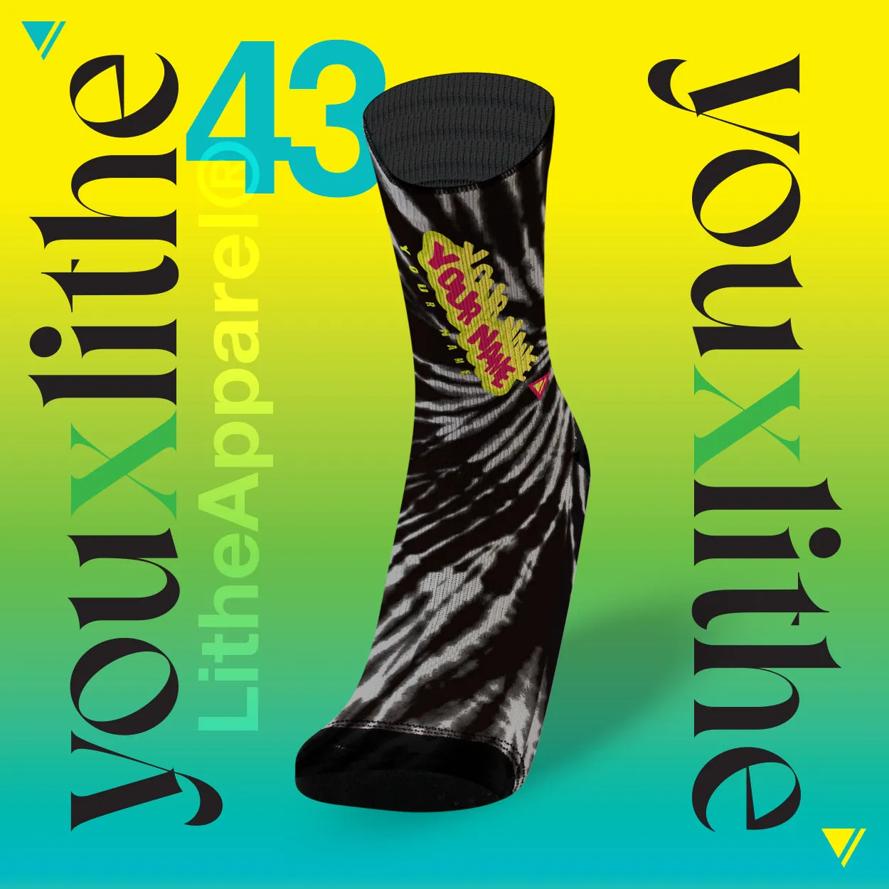 YOU X LITHE | CALCETINES PERSONALIZADOS |  30 diseños a elegir