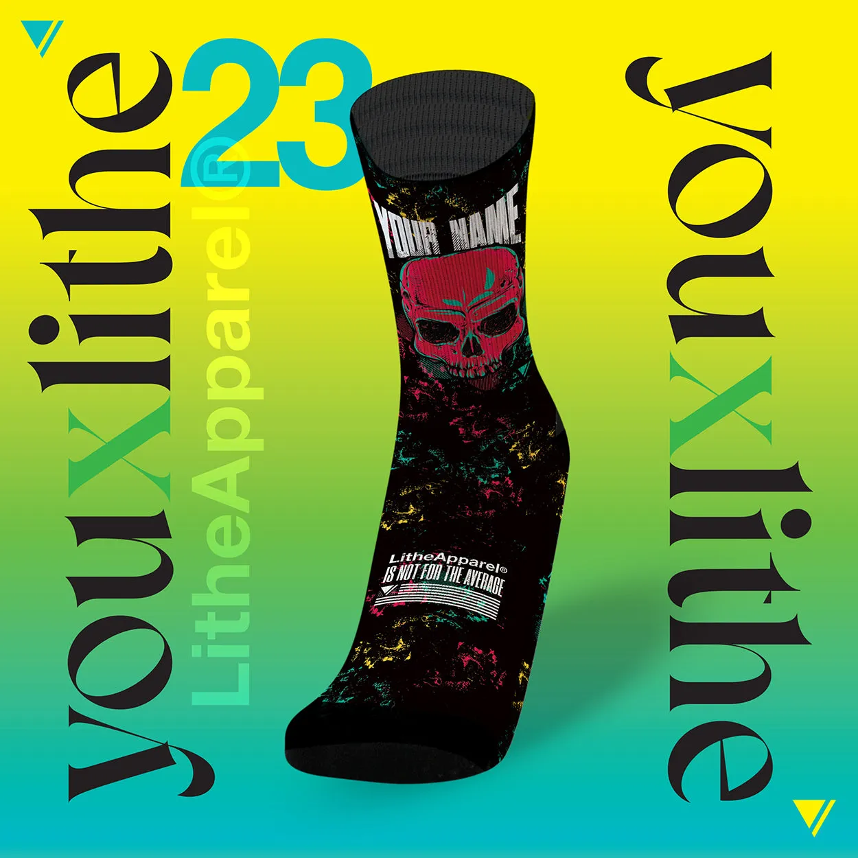 YOU X LITHE | CALCETINES PERSONALIZADOS |  30 diseños a elegir