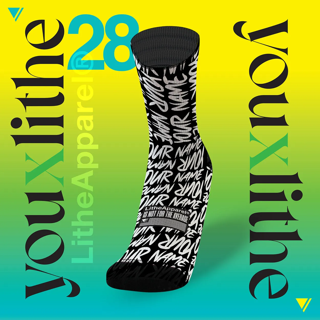 YOU X LITHE | CALCETINES PERSONALIZADOS |  30 diseños a elegir