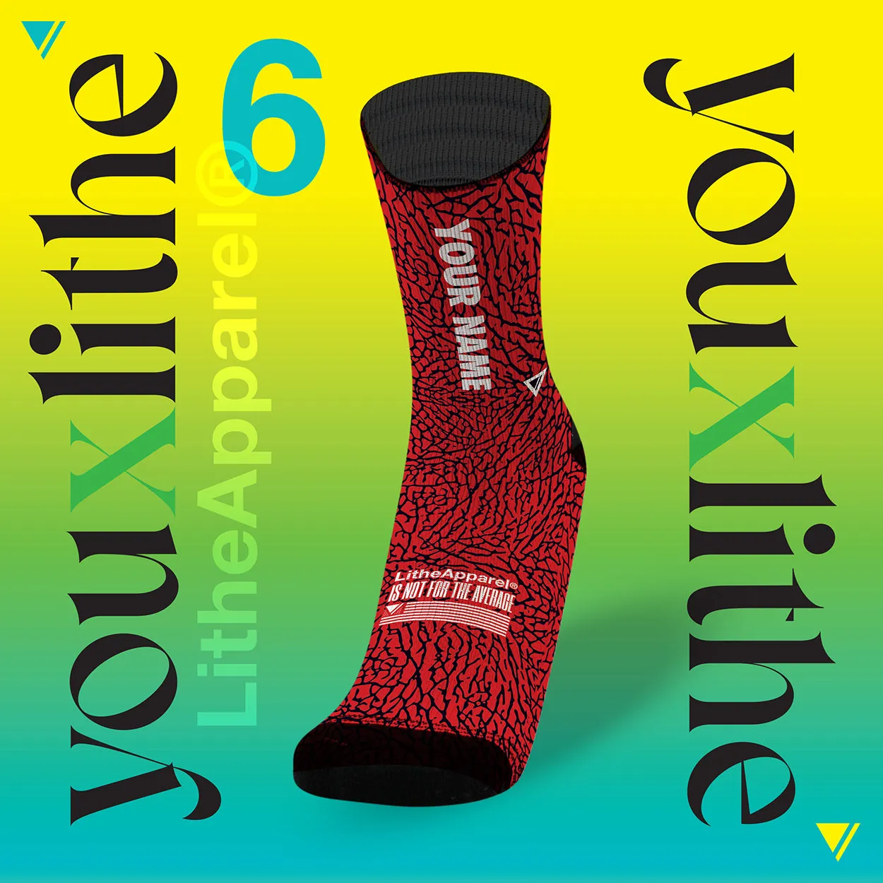 YOU X LITHE | CALCETINES PERSONALIZADOS |  30 diseños a elegir