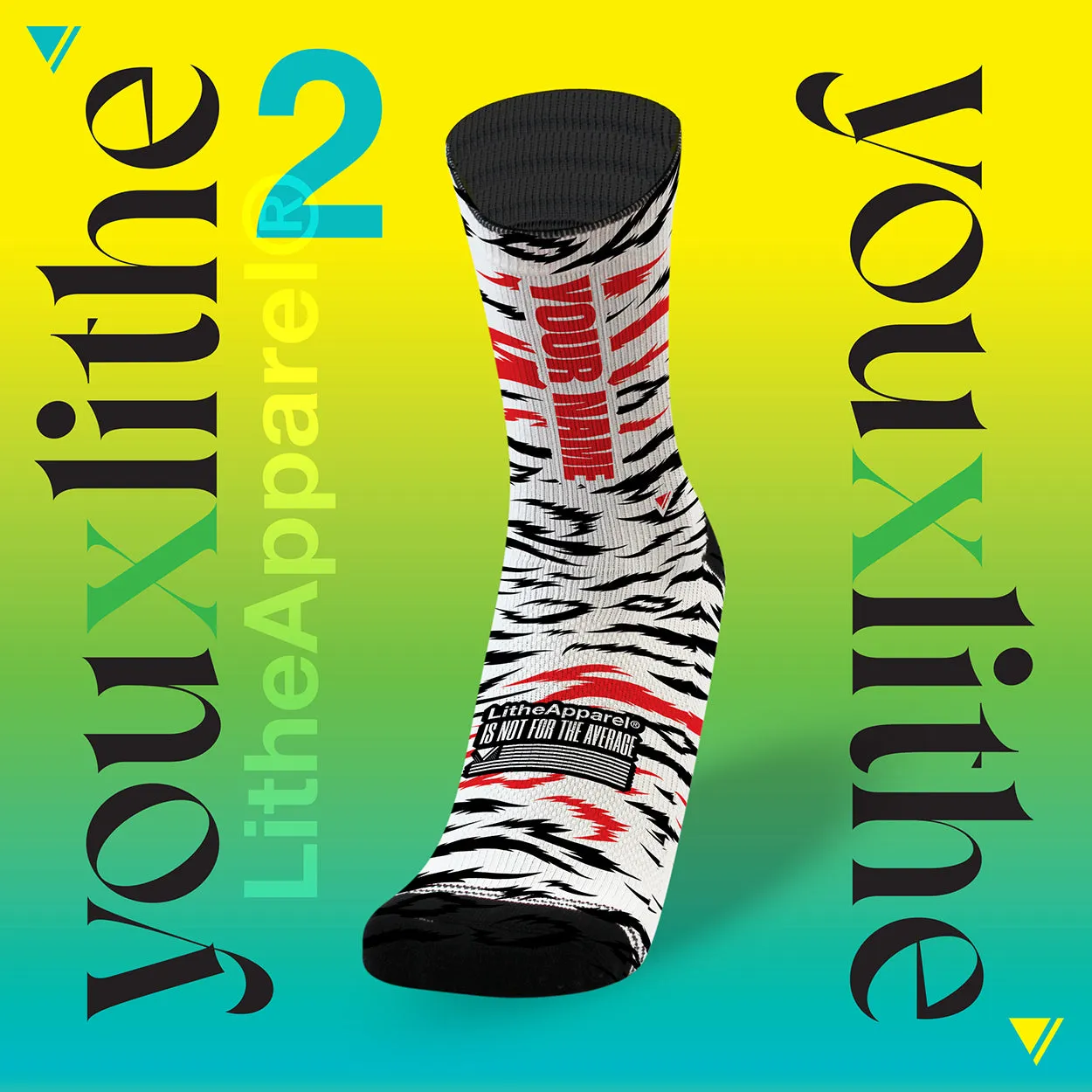 YOU X LITHE | CALCETINES PERSONALIZADOS |  30 diseños a elegir
