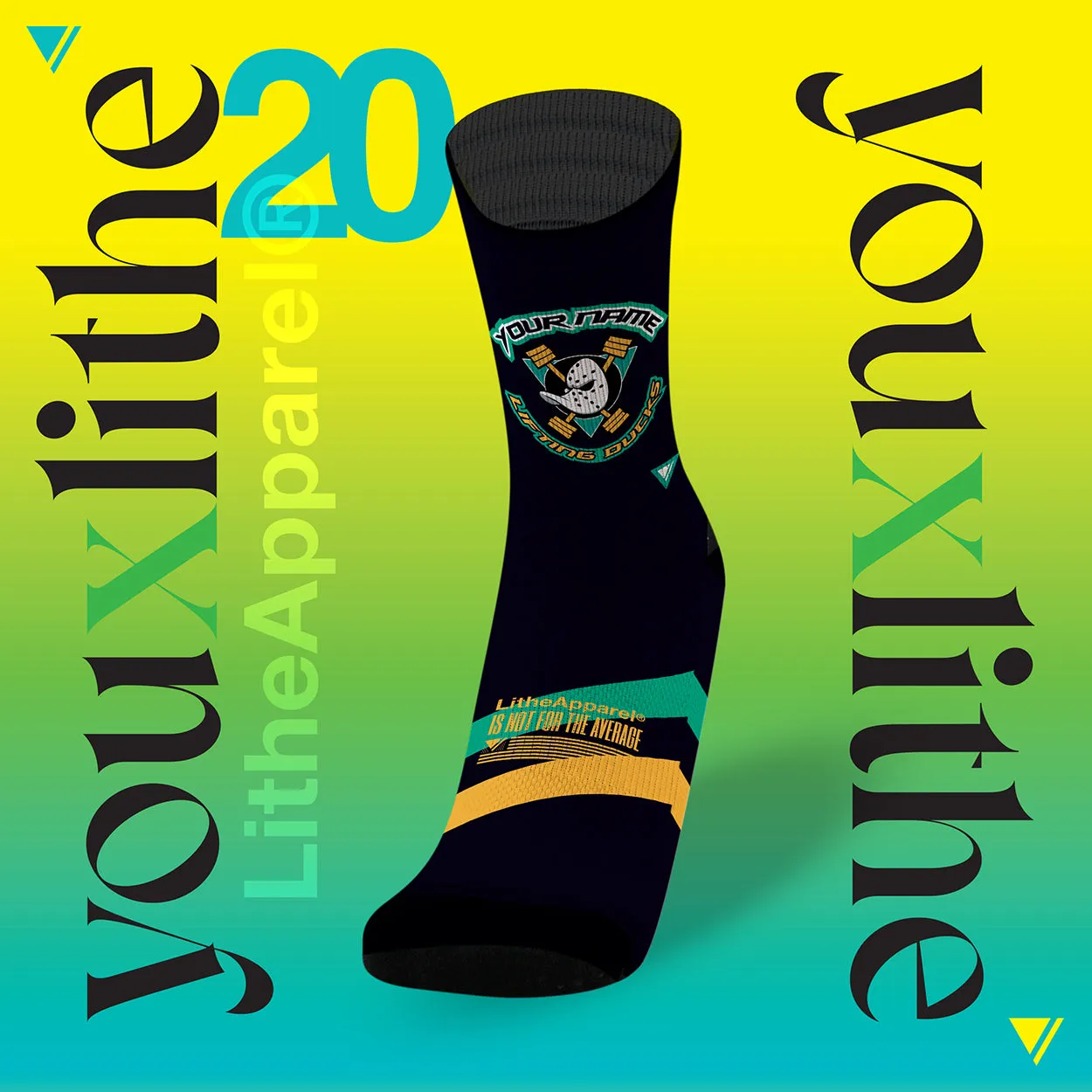 YOU X LITHE | CALCETINES PERSONALIZADOS |  30 diseños a elegir
