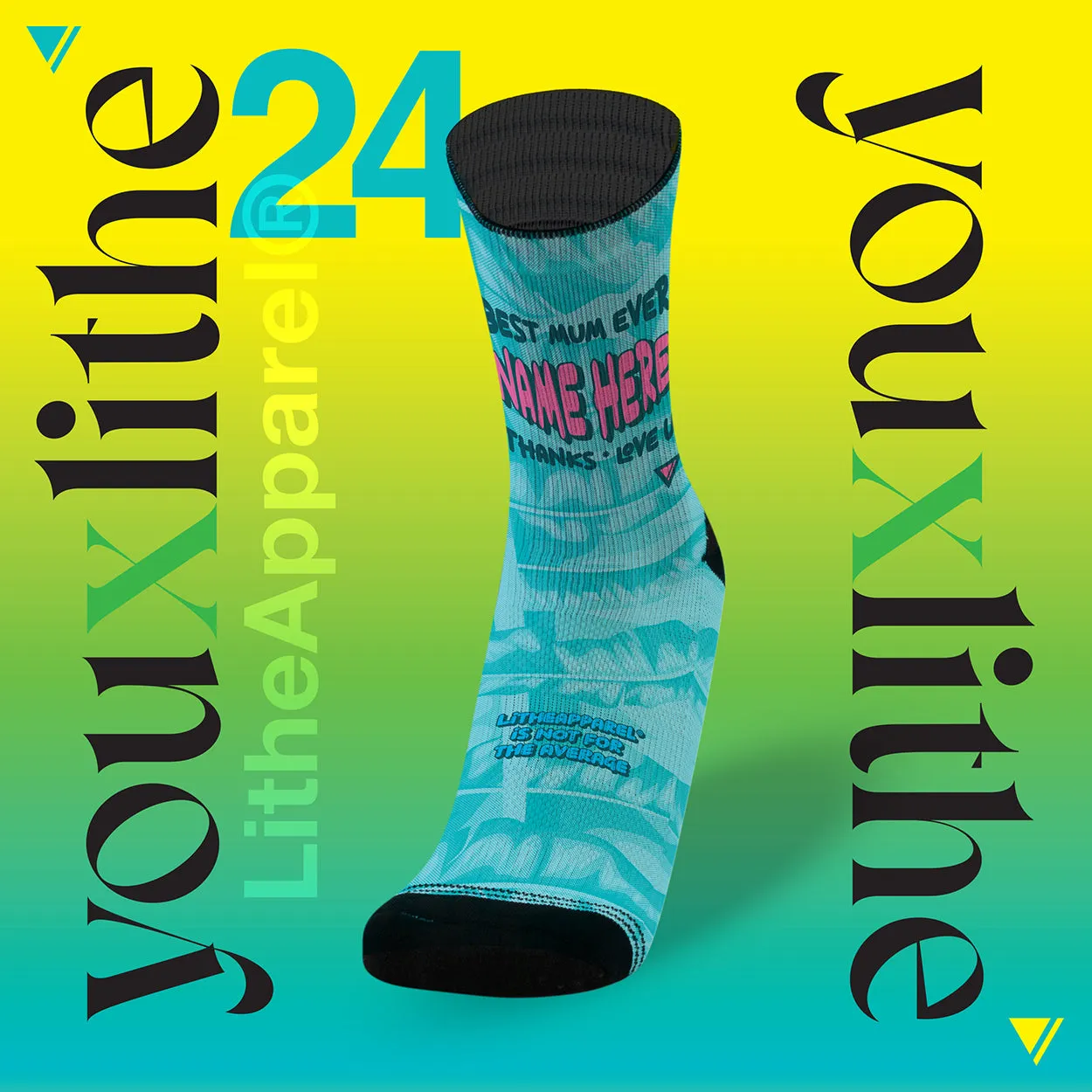 YOU X LITHE | CALCETINES PERSONALIZADOS |  30 diseños a elegir