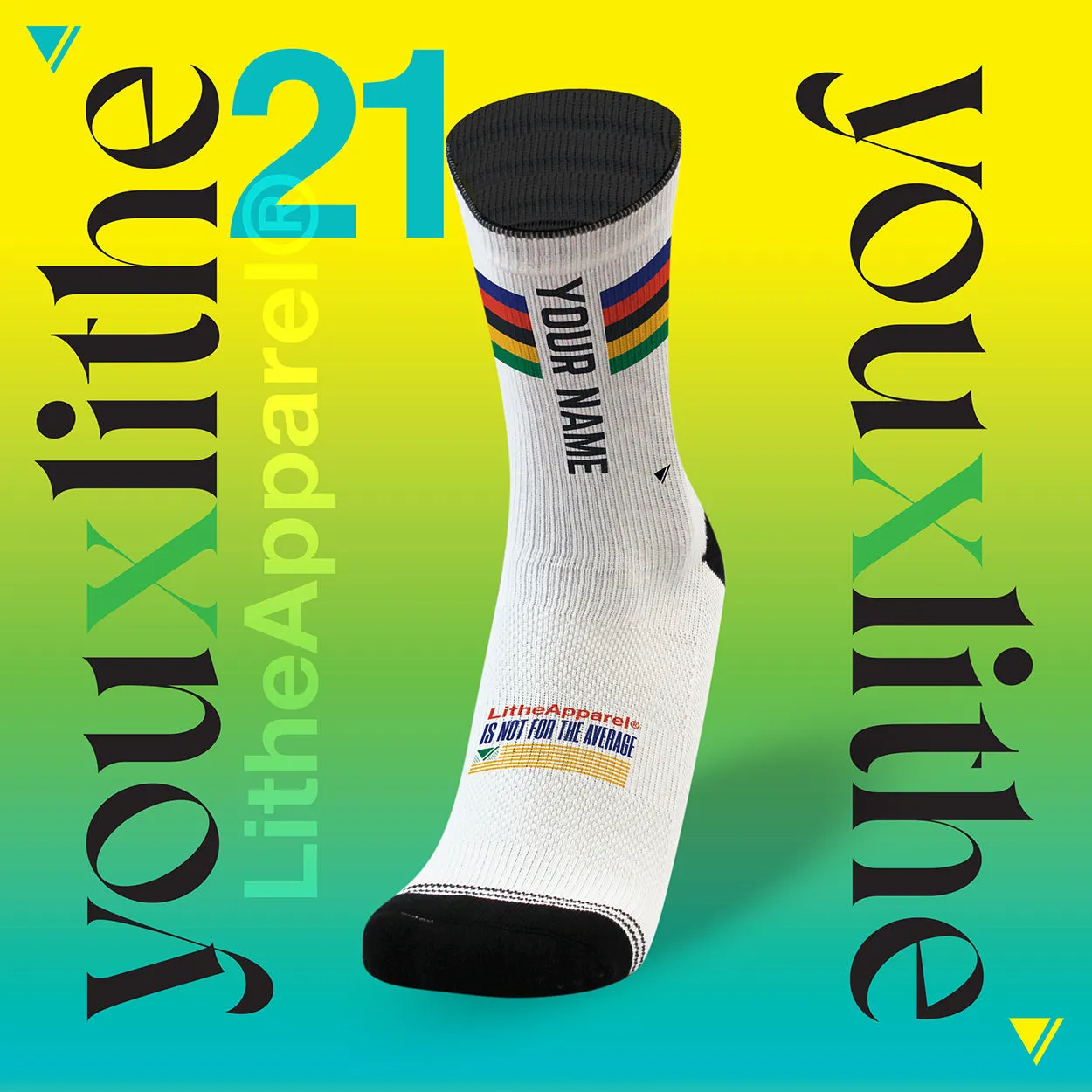 YOU X LITHE | CALCETINES PERSONALIZADOS |  30 diseños a elegir
