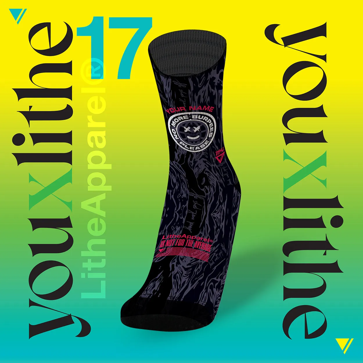 YOU X LITHE | CALCETINES PERSONALIZADOS |  30 diseños a elegir