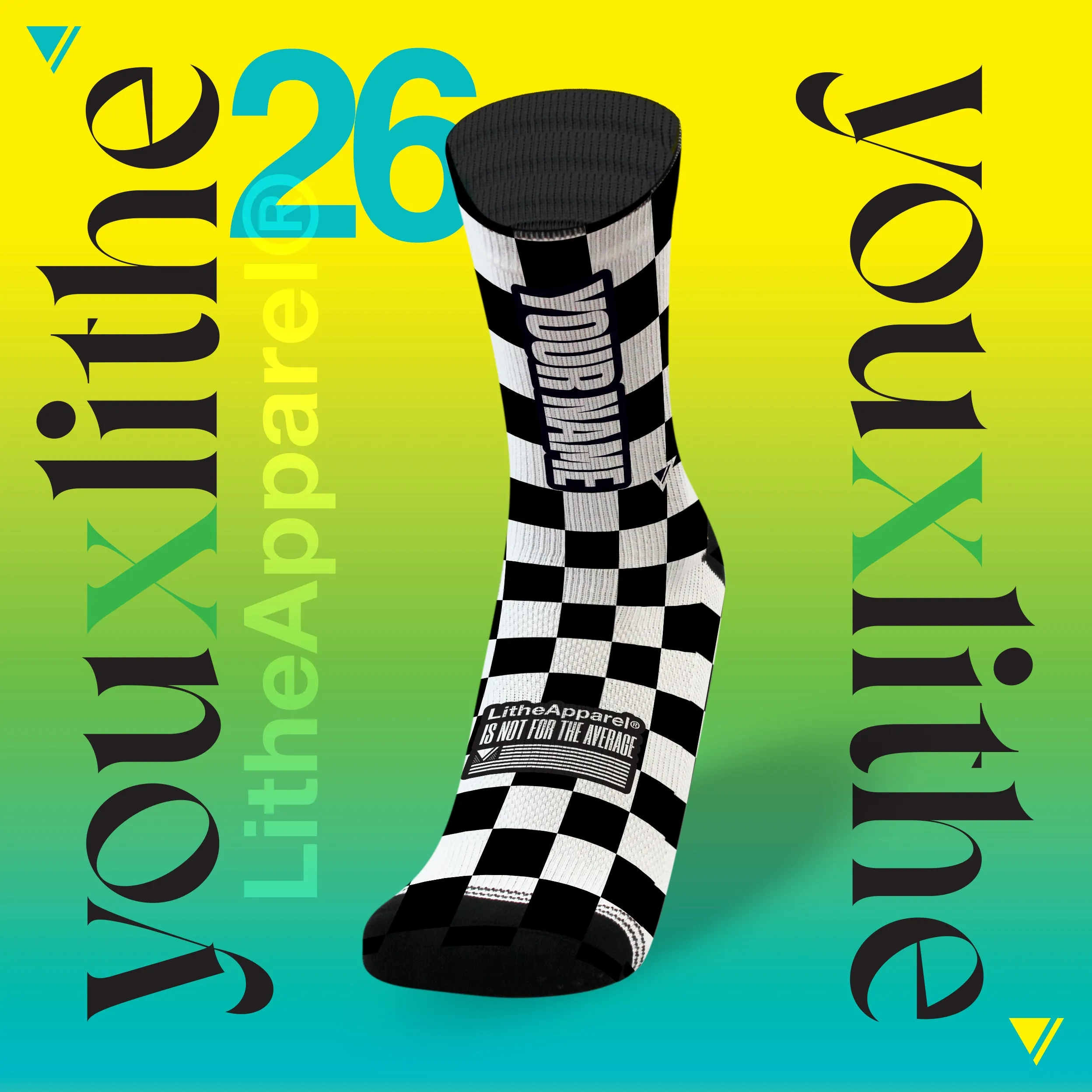 YOU X LITHE | CALCETINES PERSONALIZADOS |  30 diseños a elegir