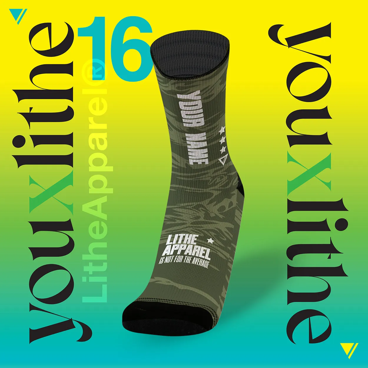 YOU X LITHE | CALCETINES PERSONALIZADOS |  30 diseños a elegir