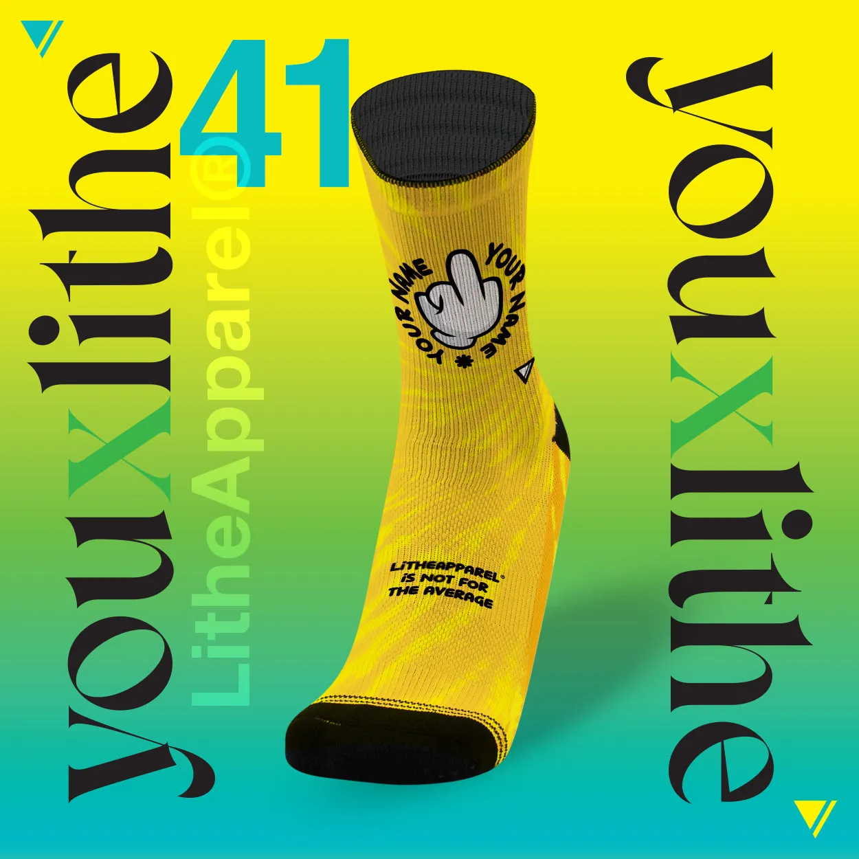 YOU X LITHE | CALCETINES PERSONALIZADOS |  30 diseños a elegir
