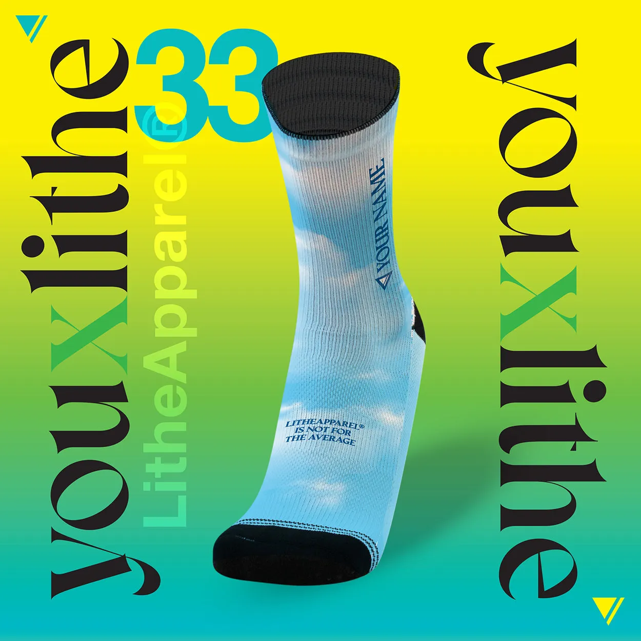 YOU X LITHE | CALCETINES PERSONALIZADOS |  30 diseños a elegir