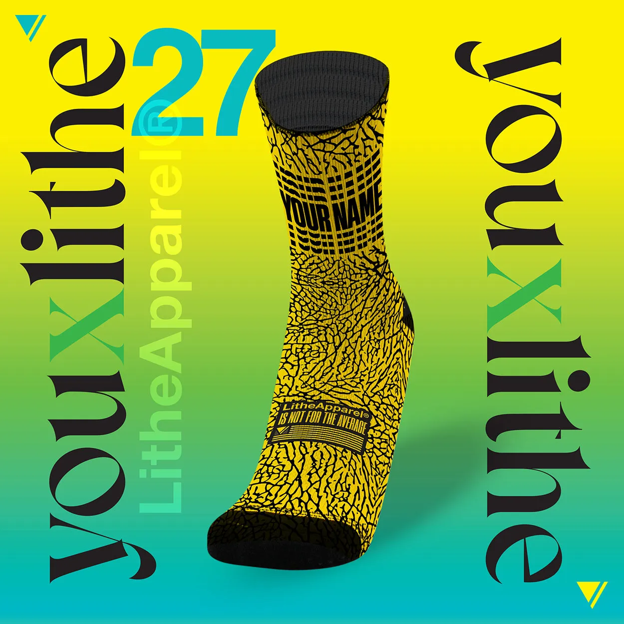 YOU X LITHE | CALCETINES PERSONALIZADOS |  30 diseños a elegir